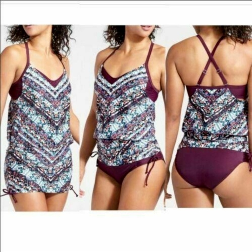 Athleta Multicolor Patterned Pajama Set - image 2